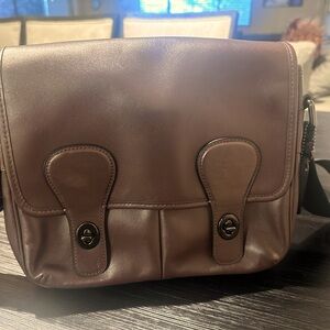 Coach Leather Messenger Crossbody Bag